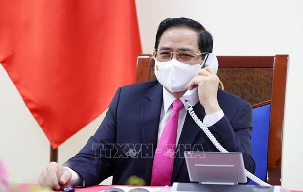 Vietnamese, RoK PMs hold phone talks